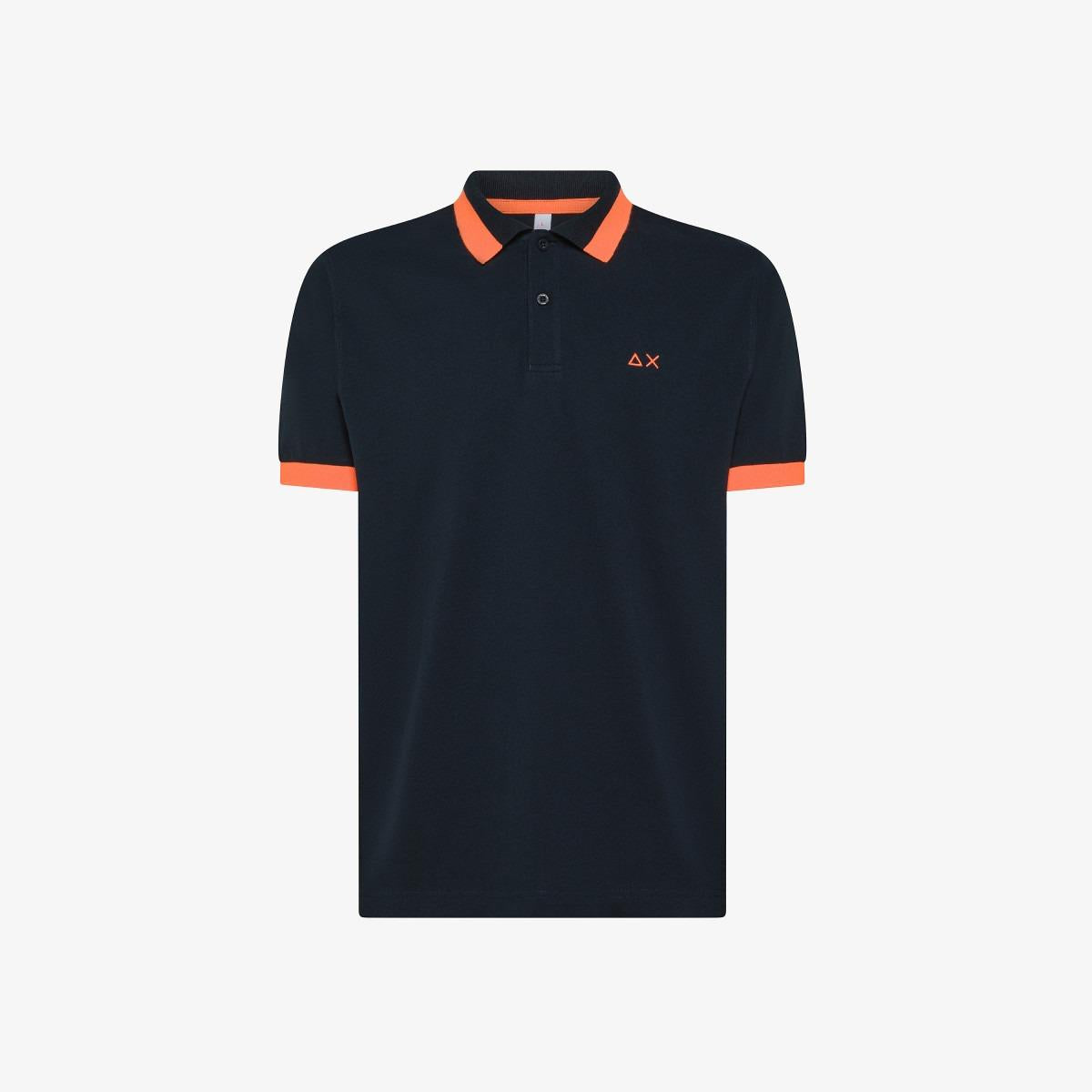 POLO BIG STRIPE FLUO S/S A35121/07 SUN68