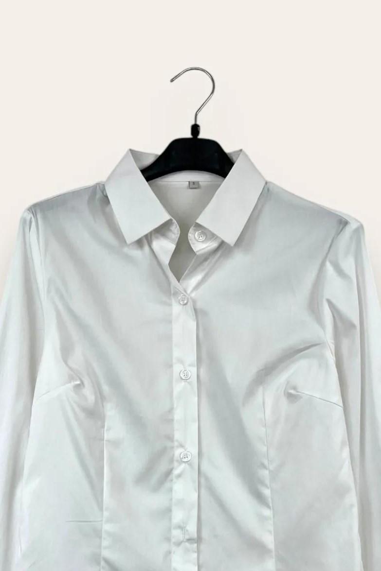 Camicia classica NS-11221/Bianco LOVEme