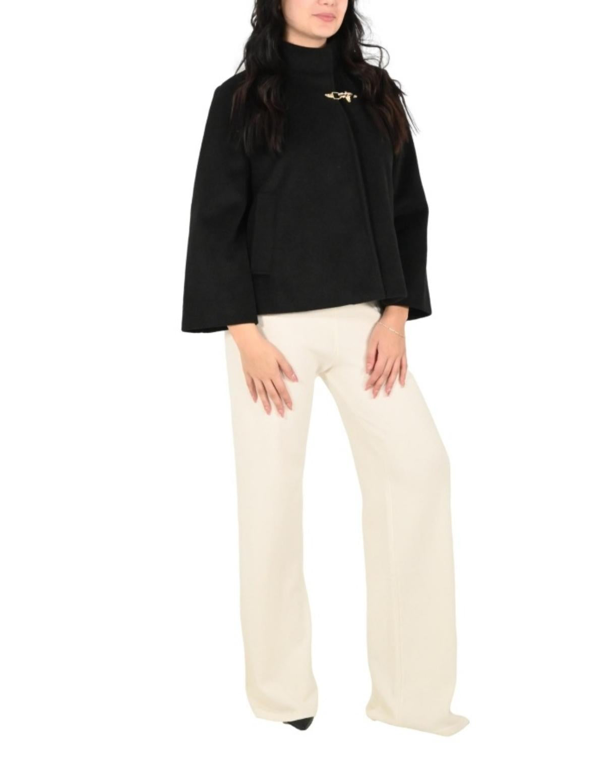 CAPPA CORTA CON GANCIO MW9640607/NERO MARKUP