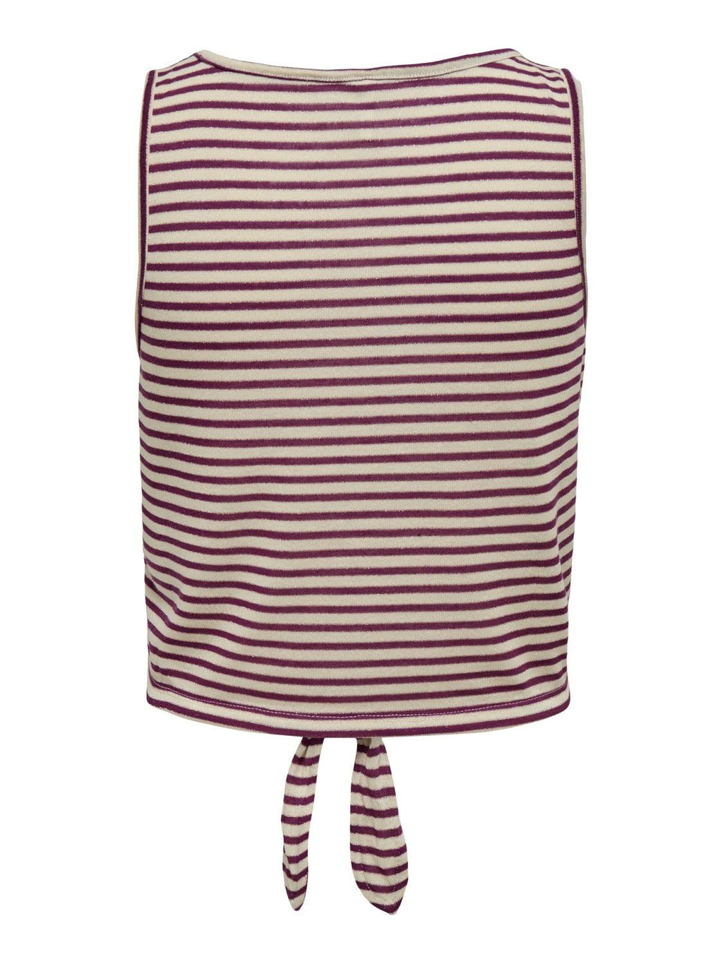 ONLCANNES S/L GLITTER KNOT TOP JRS 
