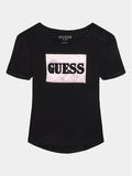 GUESS HIGH LOW VISCOSE SS T-SHIRT