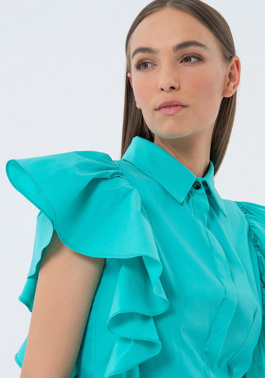 SHIRT TURQUOISE FS24ST6003W52001/268 FRACOMINA