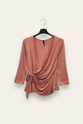 3/4 sleeve wrap top