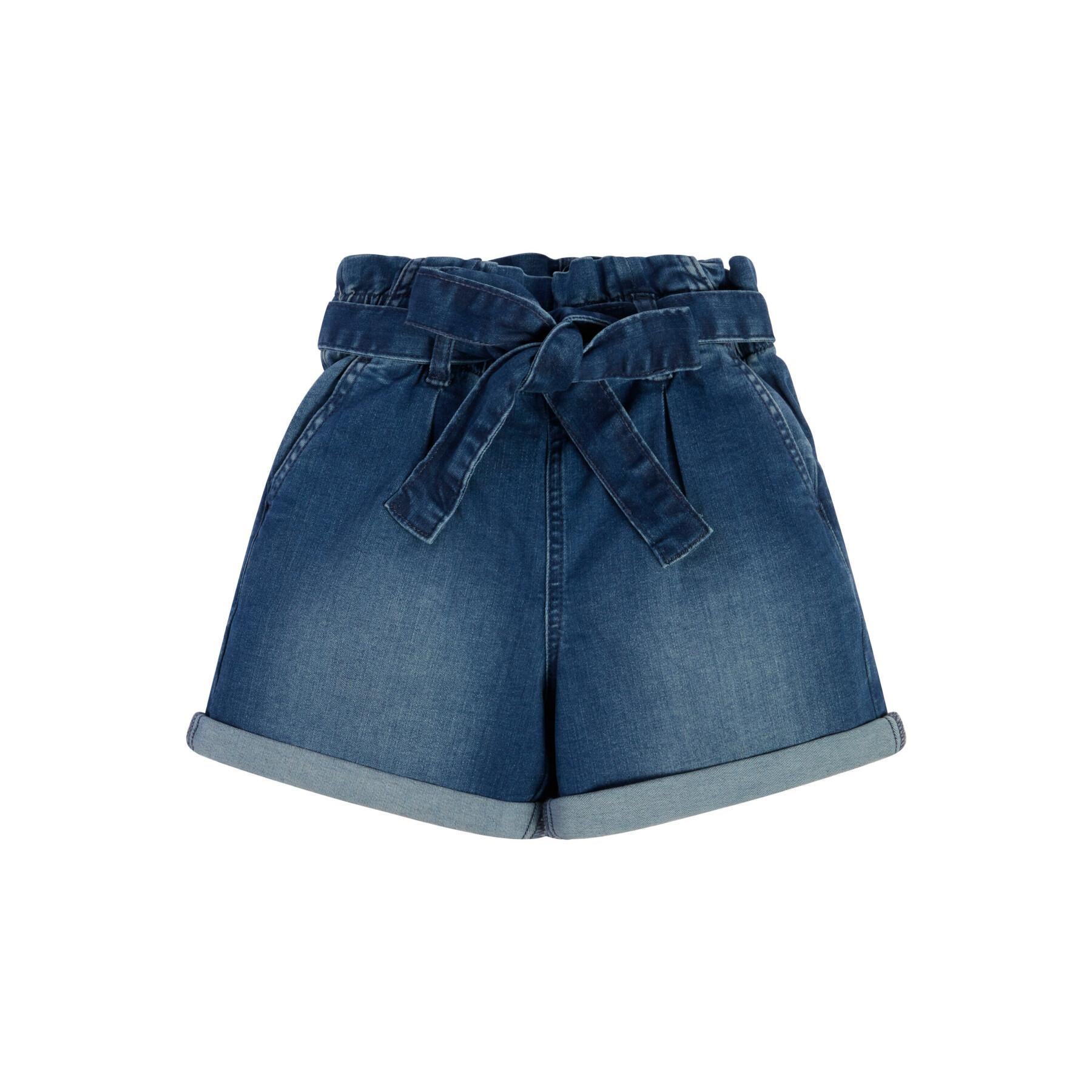 STRETCH DENIM SHORTS 