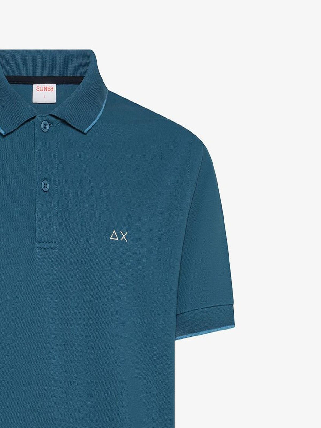 POLO SMALL STRIPE ON COLLAR S/S 