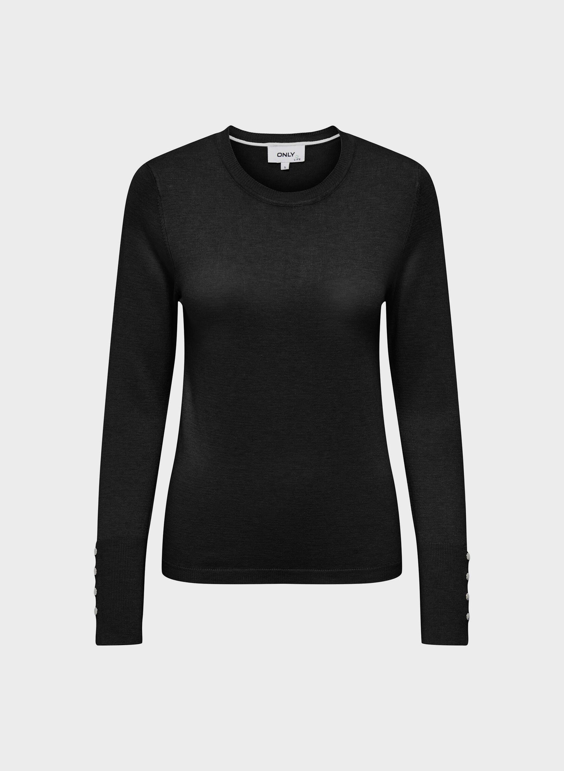 ONLJULIE LIFE LS BUTTON O-NECK CC KNT 