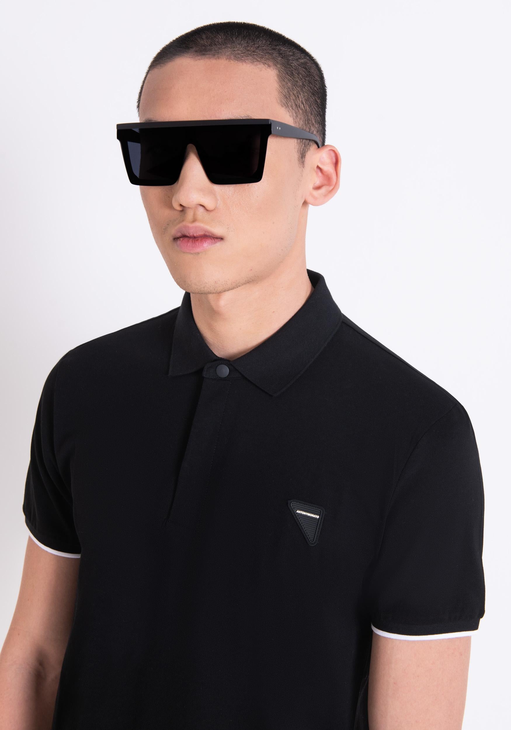 POLO SLIM FIT IN PIQUE' DI COT 