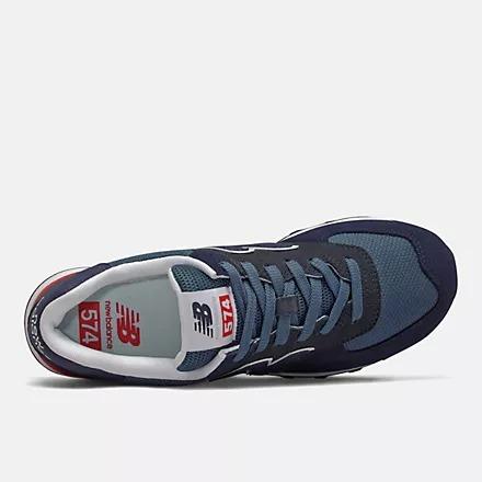 New Balance SNEAKERS 574 IN CAMOSCIO E TESSUTO 