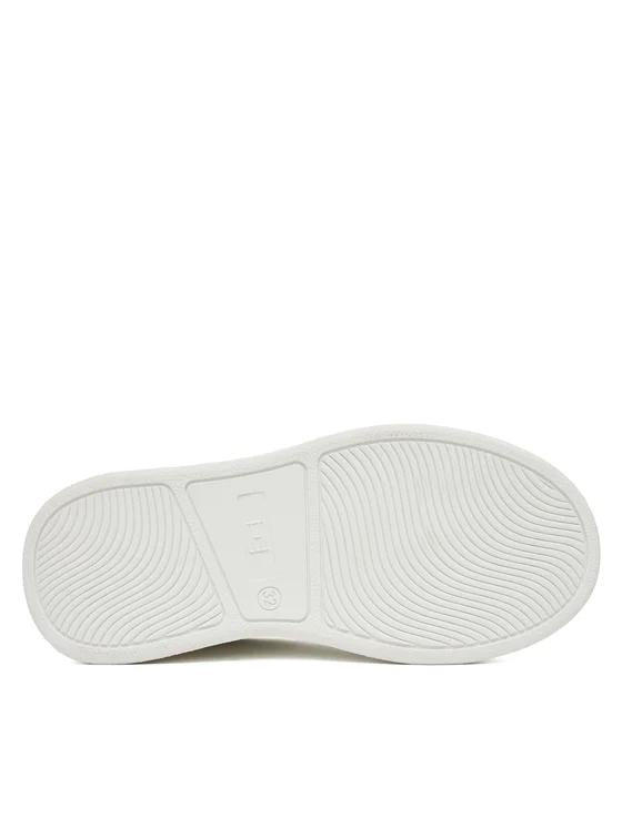 SNEAKER BASSA ALLACCIATA BIANCO/PLATINO 
