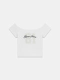 GUESS GJ OFF SHOULDER 81 BABY TEE