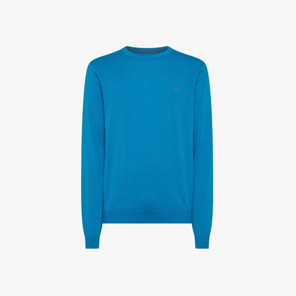 SWEATER ELBOW CONTRAST COLOR 