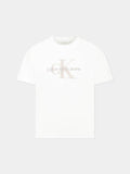CALVIN KLEIN JEANS EMBOSSED CHECK MONO SS T-SHIRT
