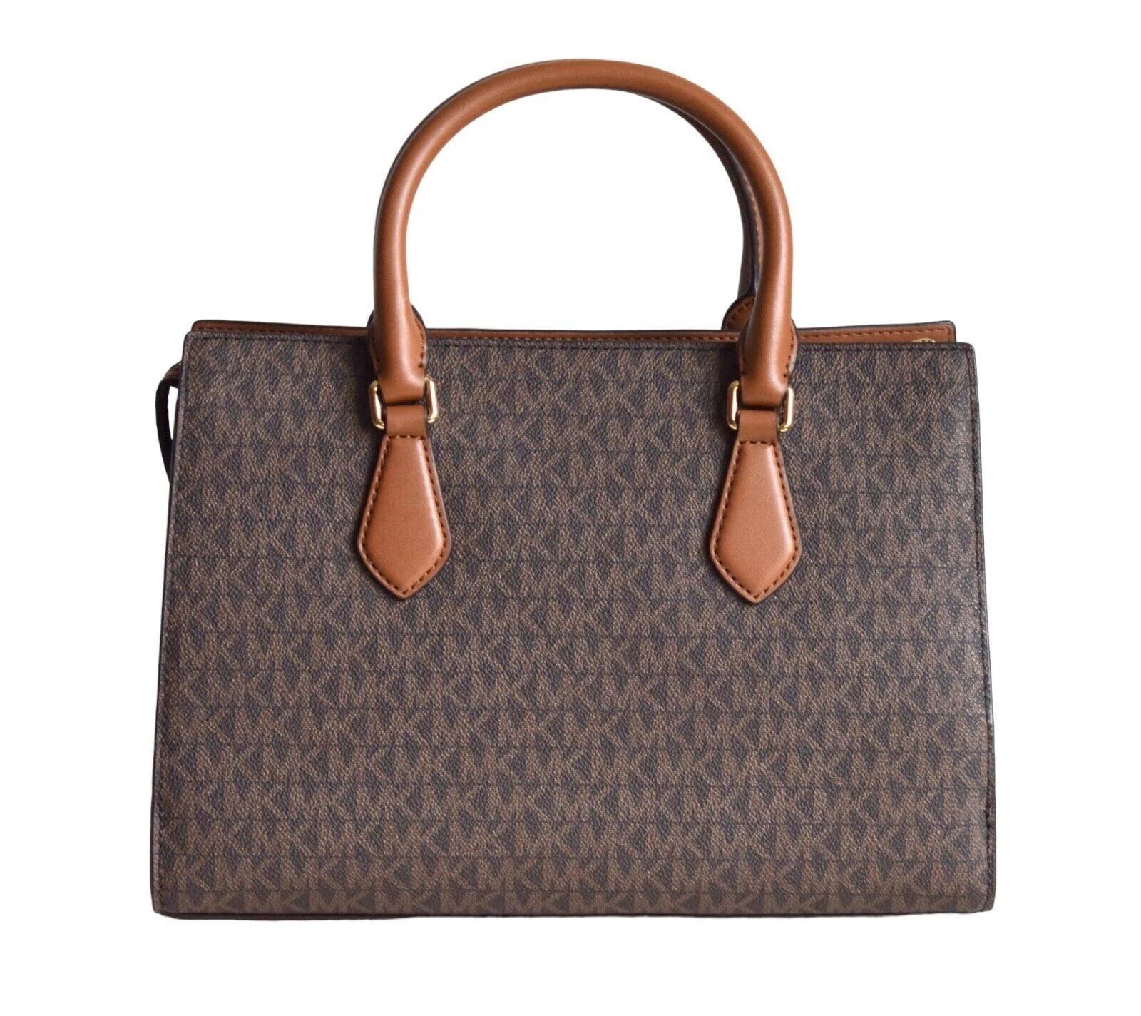 MD CZ SATCHEL SHEILA 35S3G6HS2B/BROWN MICHAEL KORS