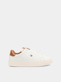 SNEAKER BASSA ALLACCIATA BIANCO/BLU 