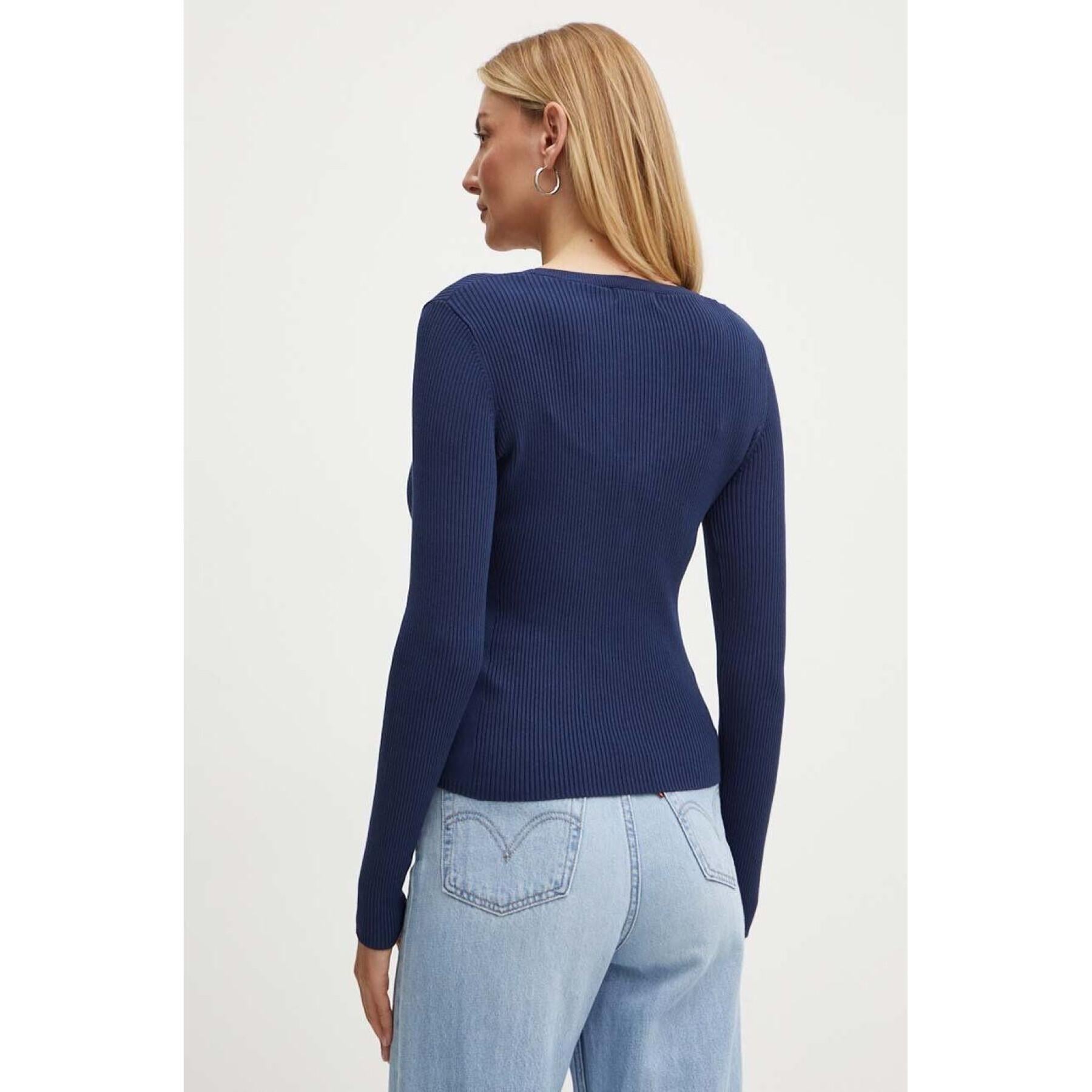 BLAIRE VN LS HENLEY SWTR 