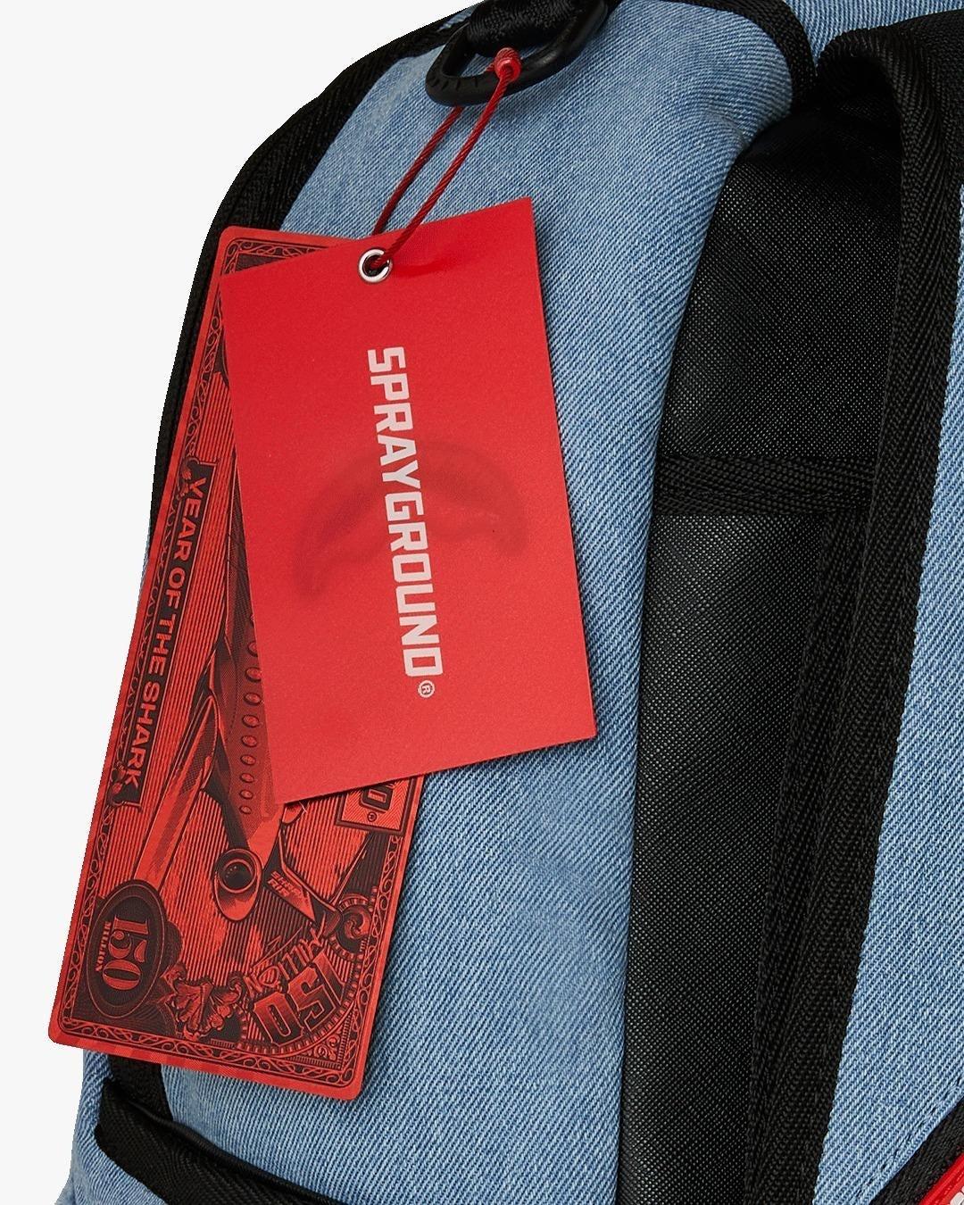 DENIM TEAR 3 AM PATCHES <BR/>BACKPACK 
