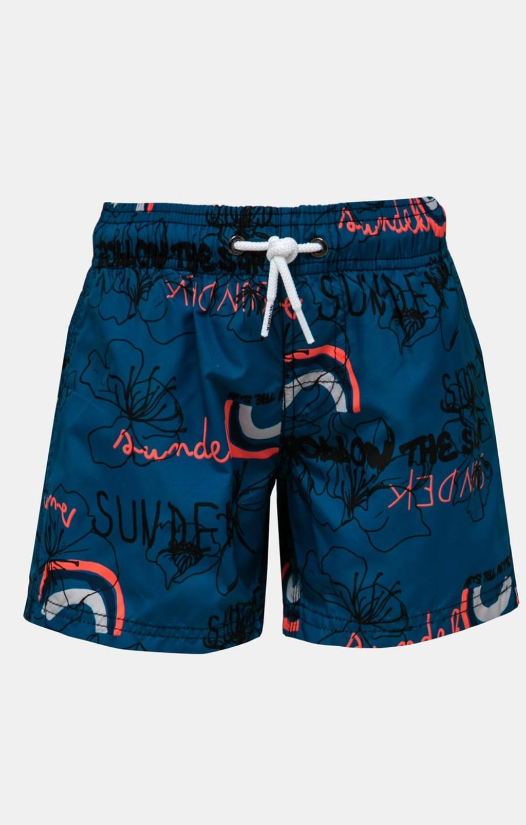 PRINTED SWIM TRUNKS 
