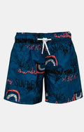PRINTED SWIM TRUNKS 