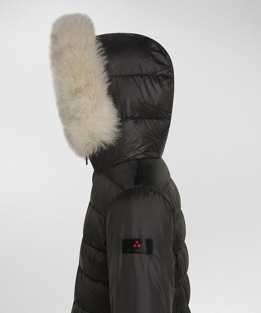 TURMALET MQS 04 FOX FUR KID PKK2066 01181903/NER PEUTEREY