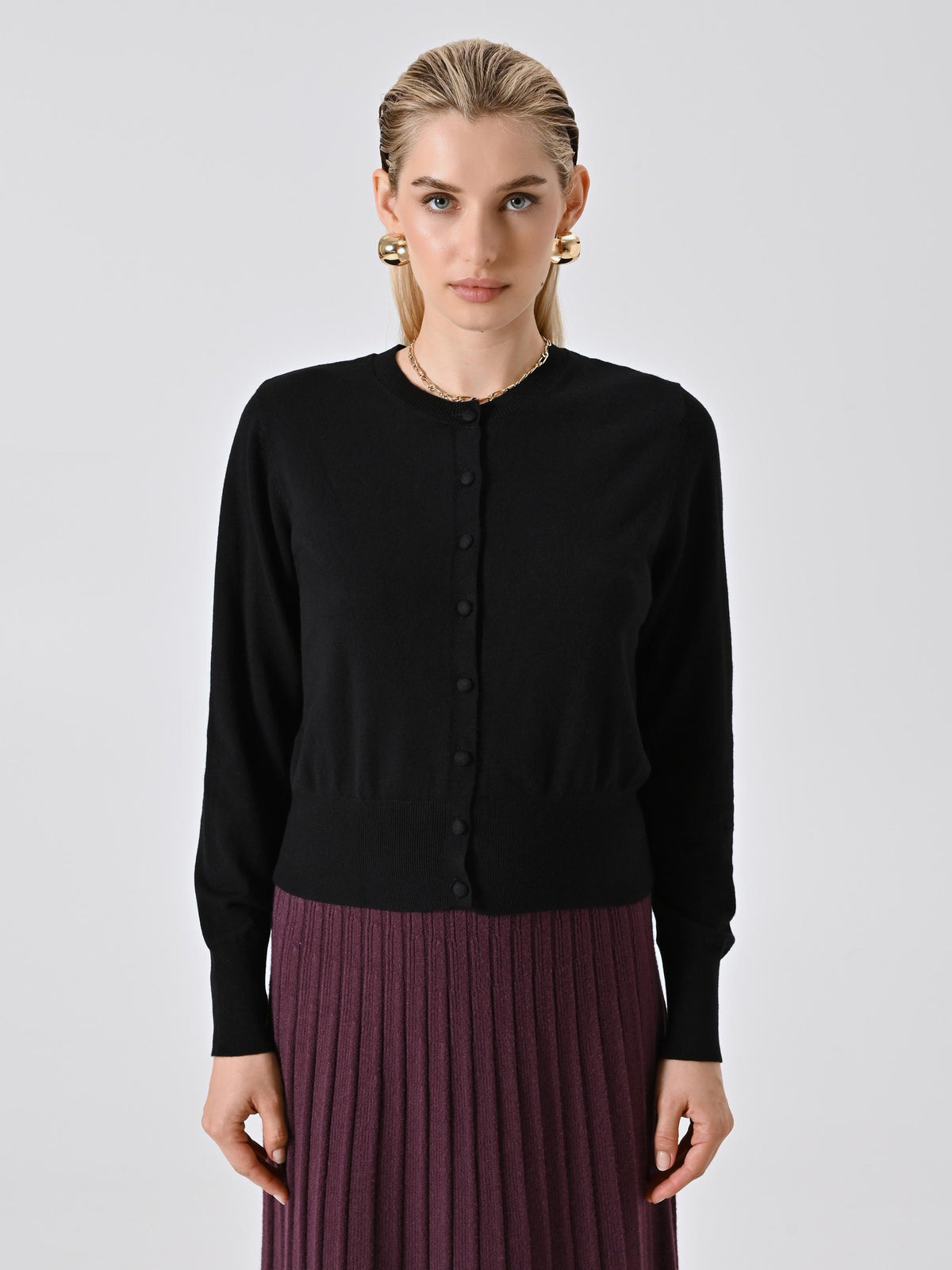 ALPH TE25-315 CARDIGAN BOTTONI 