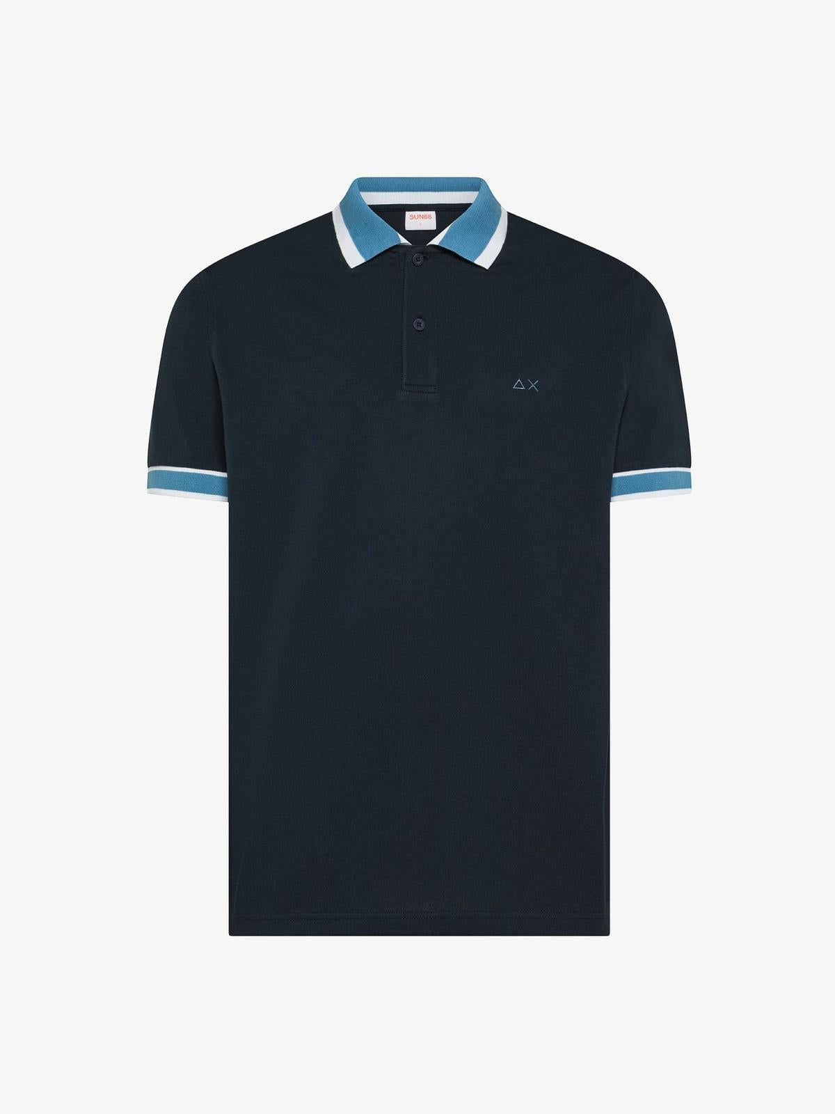 POLO MULTISTRIPES ON COLLAR S/S 
