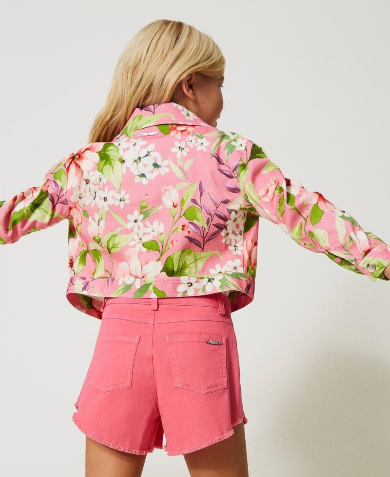 GIUBBINO IN BULL STAMPA FIORI 231GJ2170/10513 TWINSET