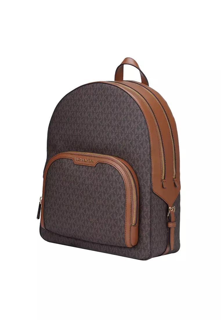 LG ZIP PKT BACKPACK 35S2G8TB7B/BROWN MICHAEL KORS