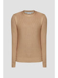 YAEL LS CN RIBBED EMBROIDERED 