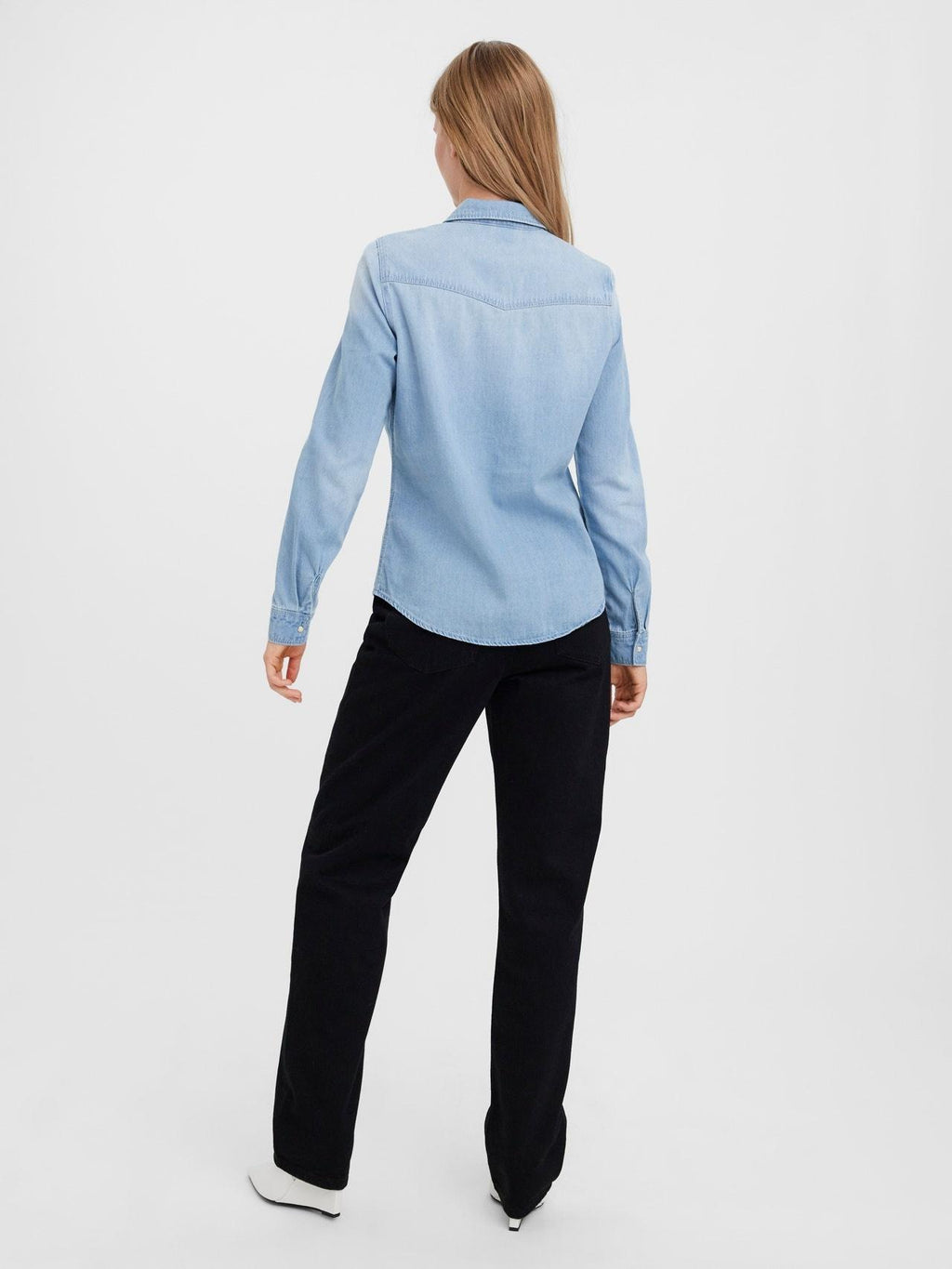 10277523/Light Blue Denim BIRCH STITCH VERO MODA