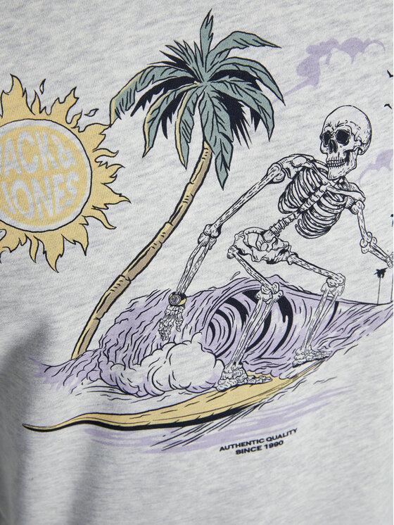 12249451/White Melange JACK AND JONES