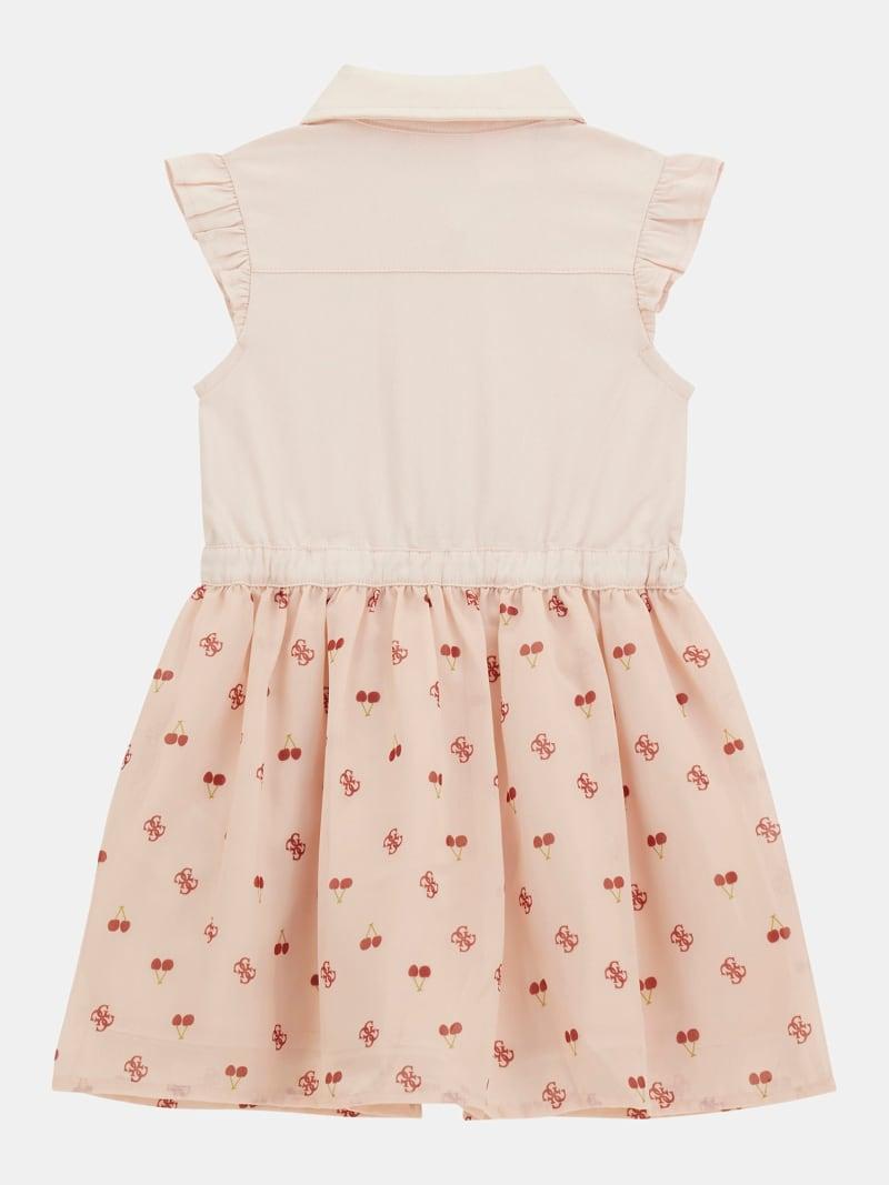 MIXED FABRIC SS DRES 