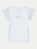 GUESS SS T-SHIRT W/MESH_CE