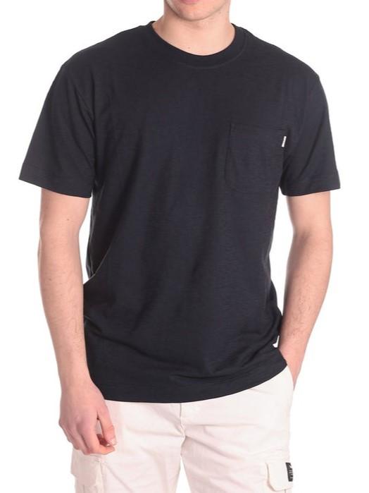 T SHIRT GIRO MC C/TASCHINO FLAMEPOCKET M123P204FLAMEPOCKET/DARK BLUE 701 LIU JO