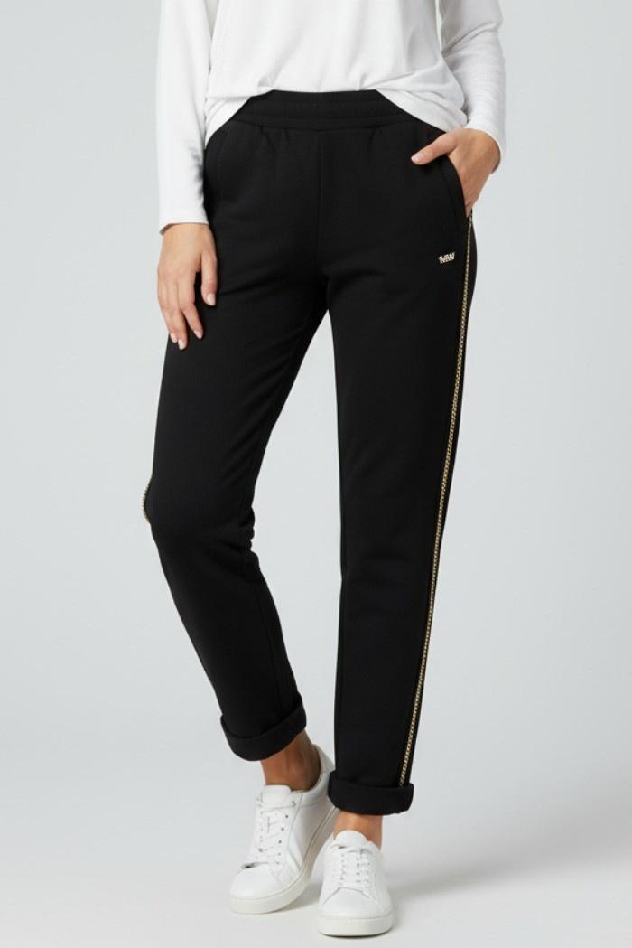 PANTALONE IN FELPA CON CATENA 
