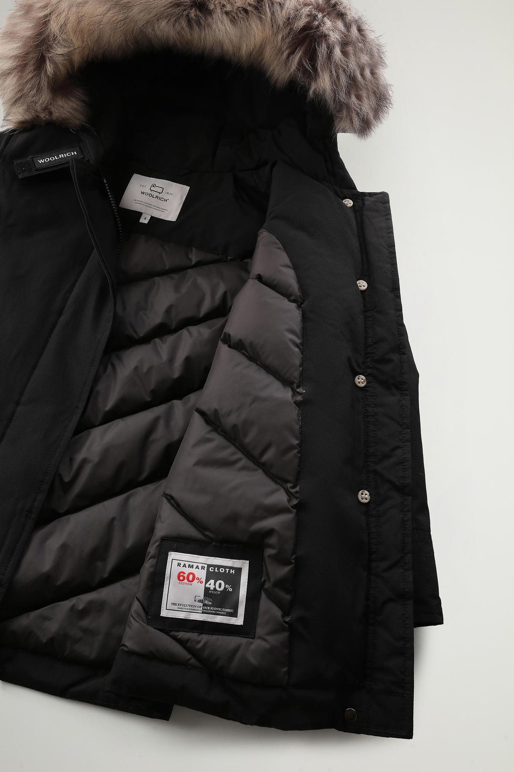 ARCTIC RACCOON PARKA CFWKOU0221FRUT0641/BLK WOOLRICH