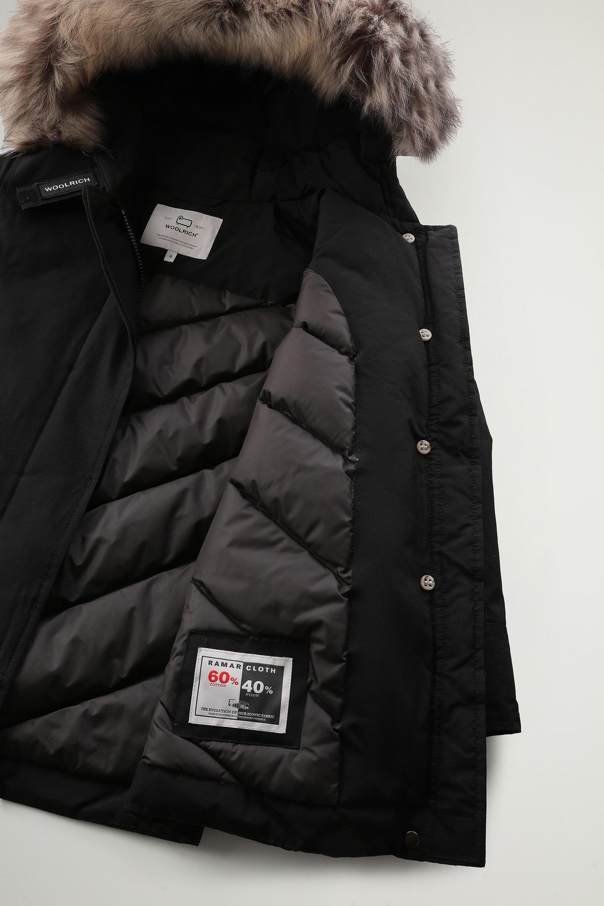 ARCTIC RACCOON PARKA CFWKOU0221FRUT0641/BLK WOOLRICH