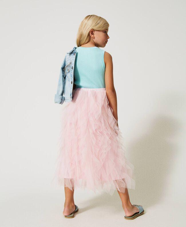 GONNA LUNGA IN TULLE 