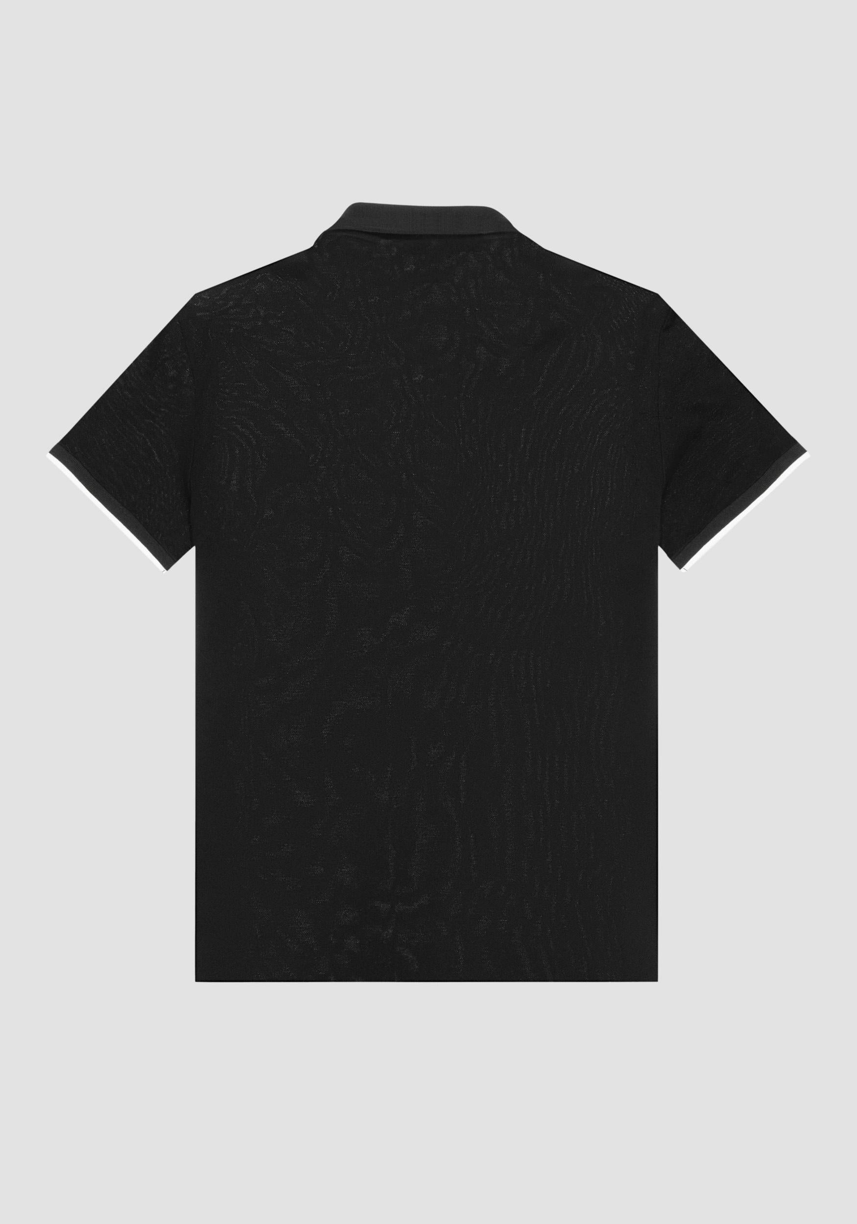 POLO SLIM FIT IN PIQUE' DI COT 