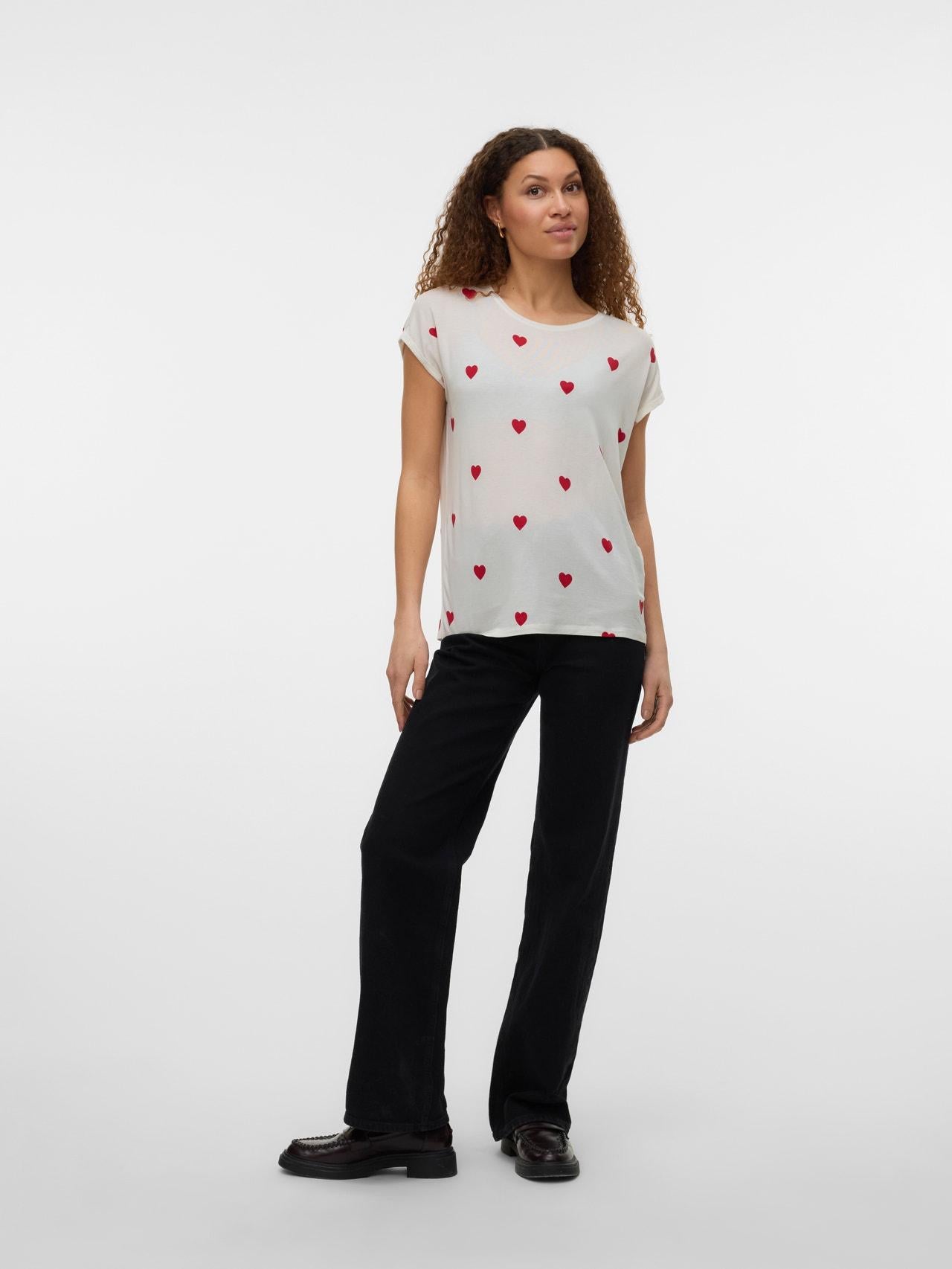 10214302/Snow White RED SALSA VERO MODA