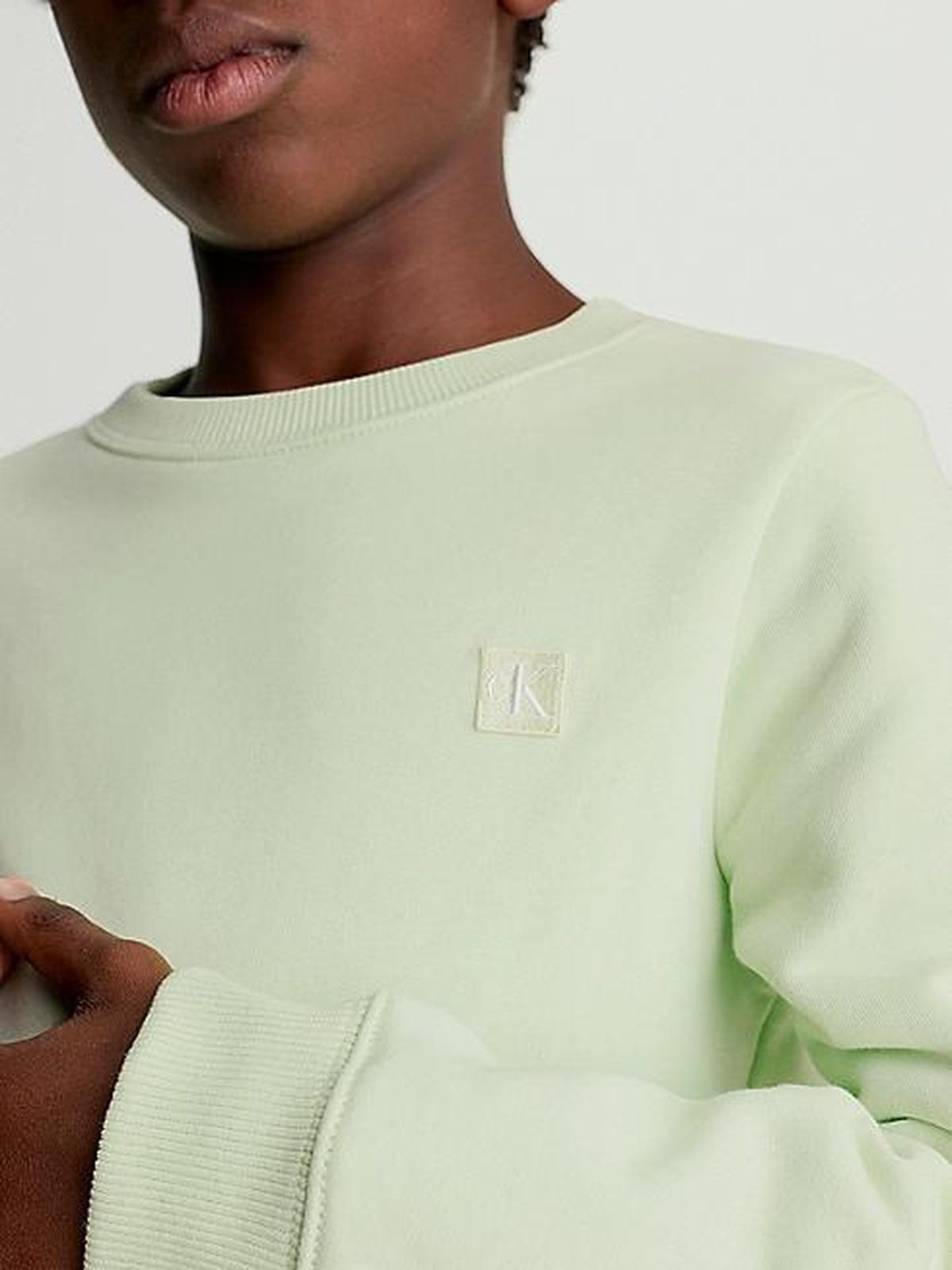 MONOGRAM MINI BADGE CREWNECK 