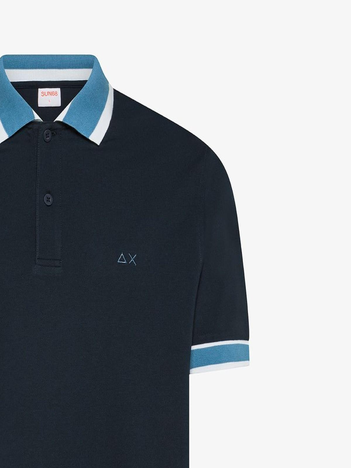 POLO MULTISTRIPES ON COLLAR S/S 