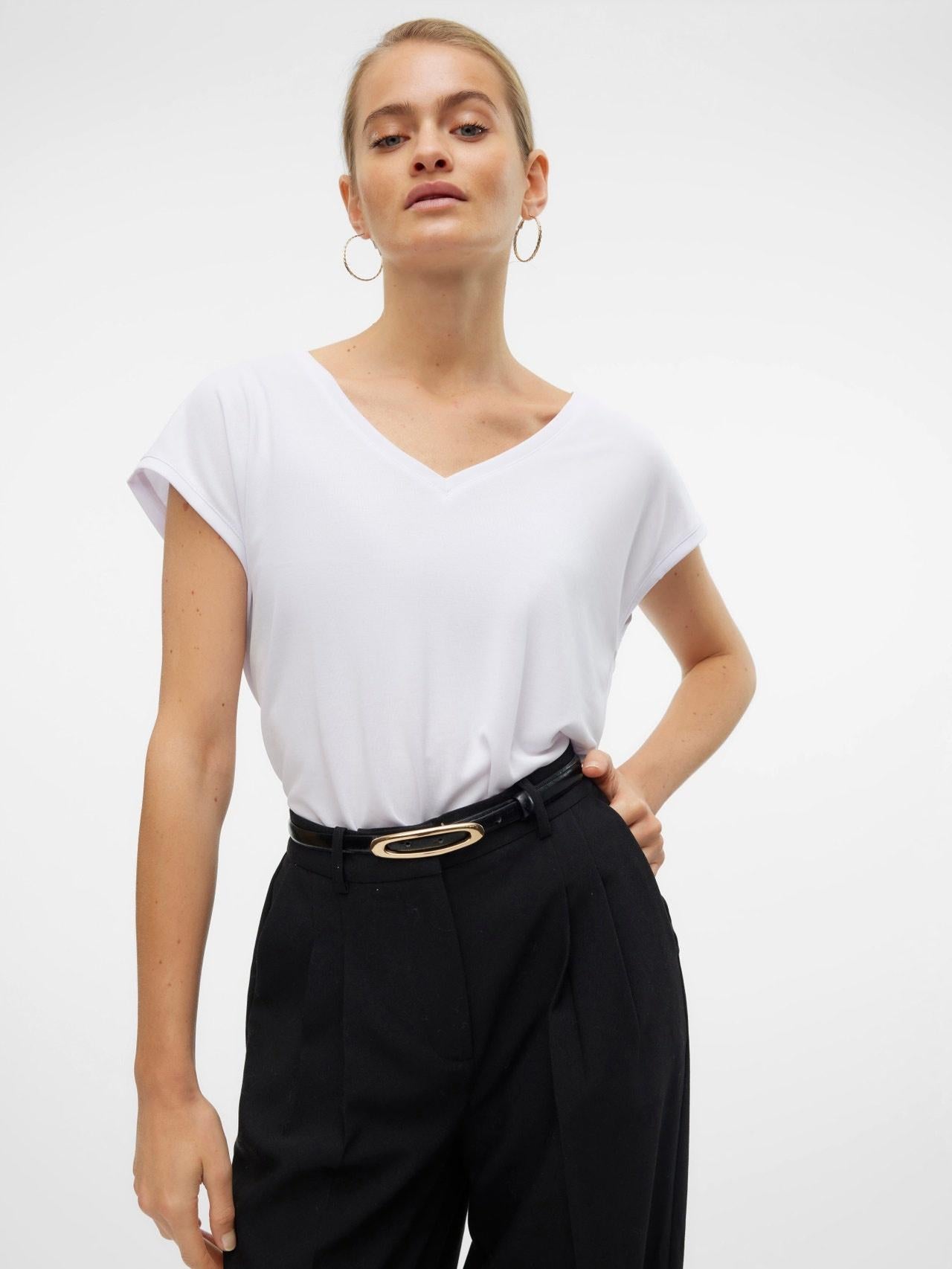 10247666/Bright White VERO MODA