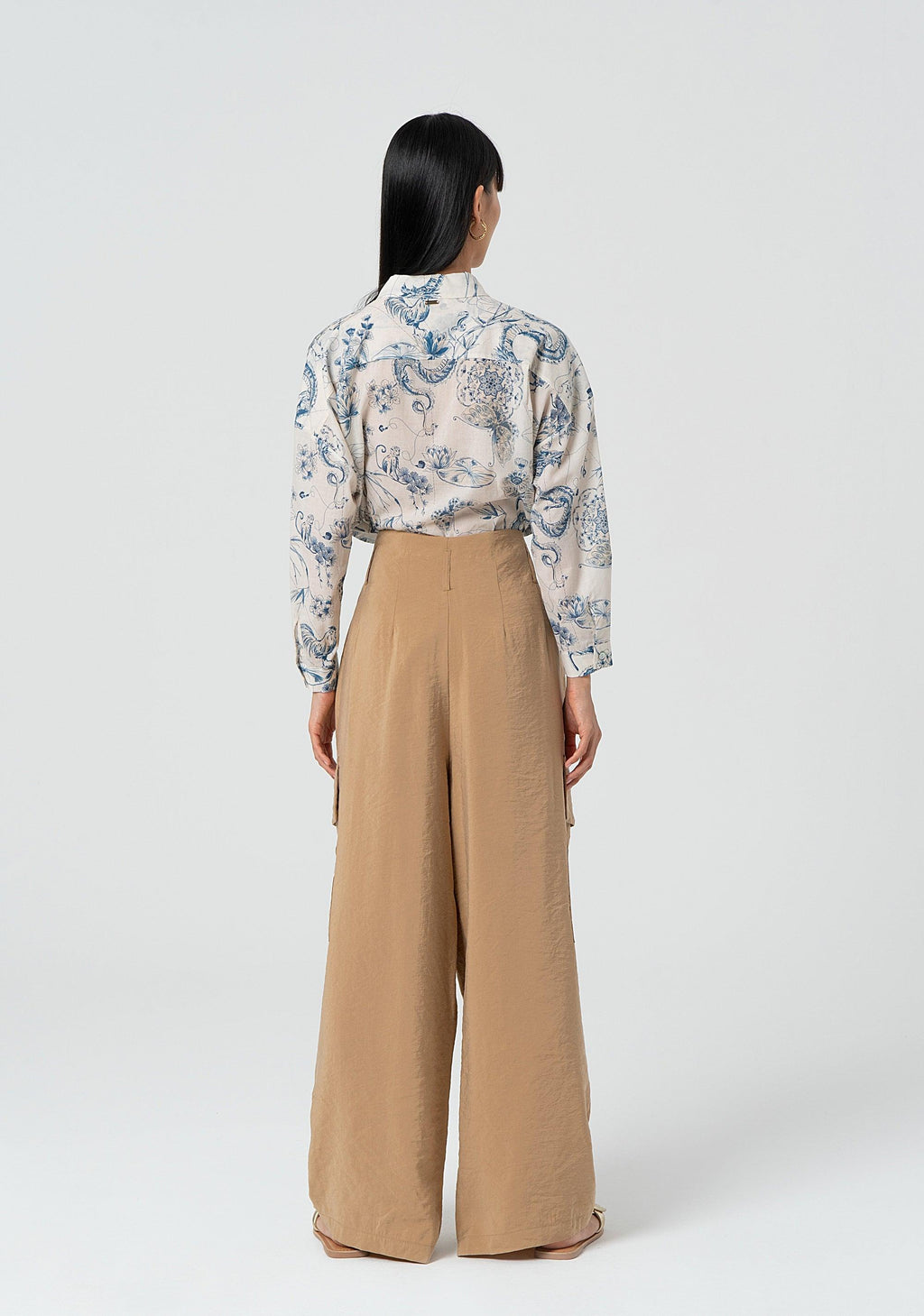 CARGO PANT BEIGE FJ25SVC002W49401/050 FRACOMINA