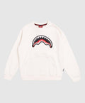 BEAR IN THE POCKET IVORY OVER CREWNECK 