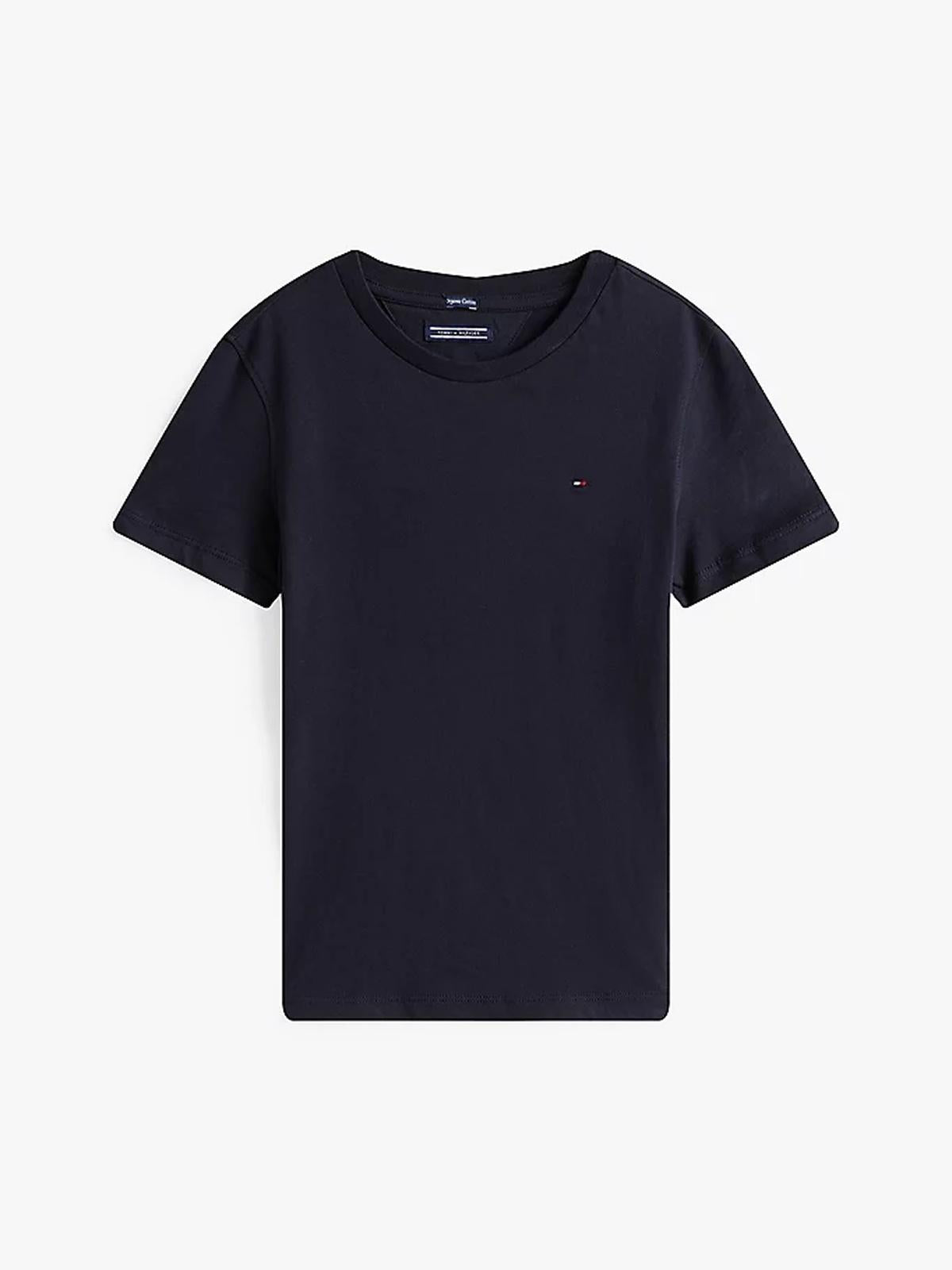 BOYS BASIC CN KNIT S/S 
