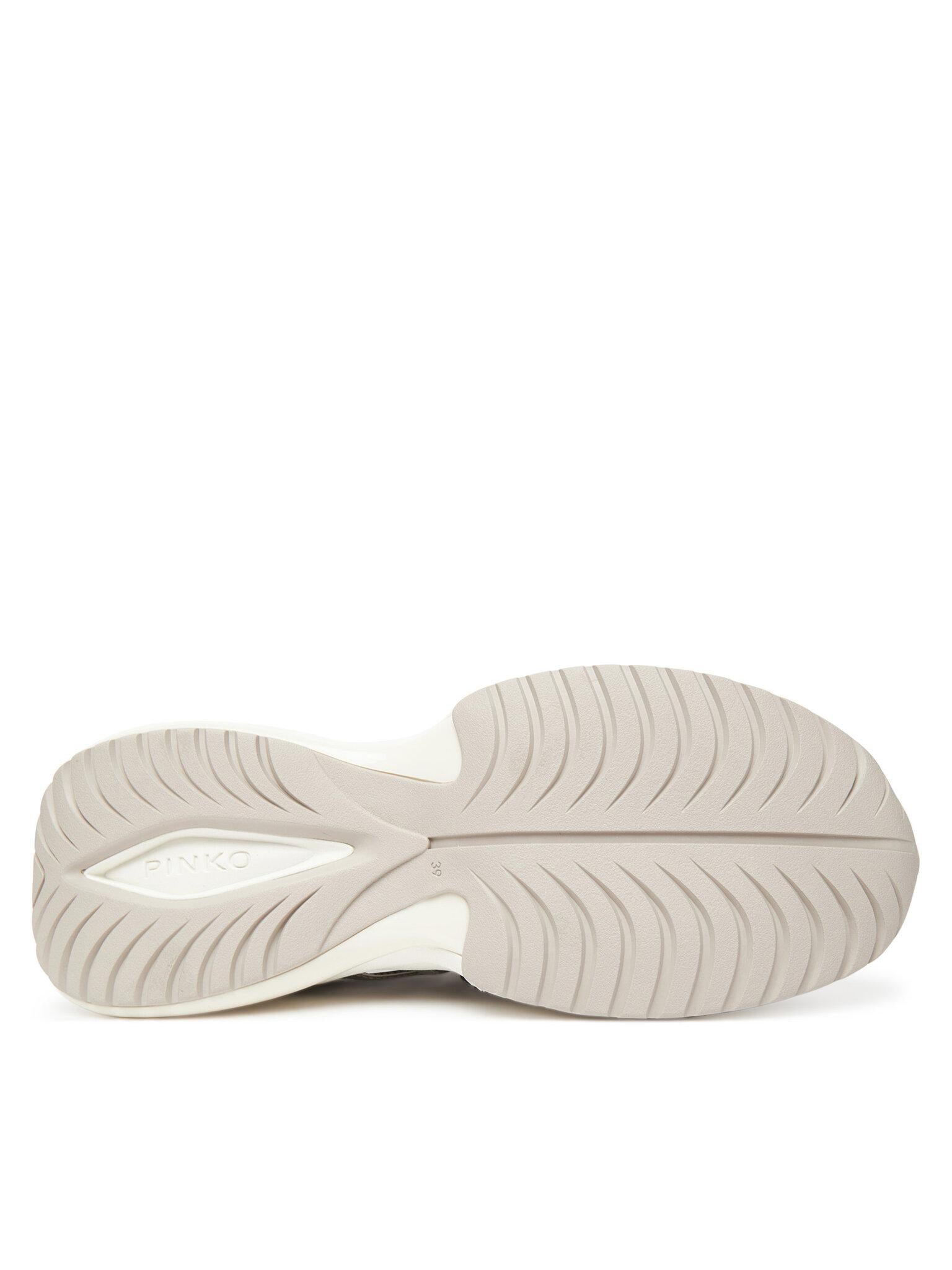 ARIEL 01 - SNEAKER SATIN/COW SUEDE/MIRROR CAGE SS0023T040/OA2 PINKO