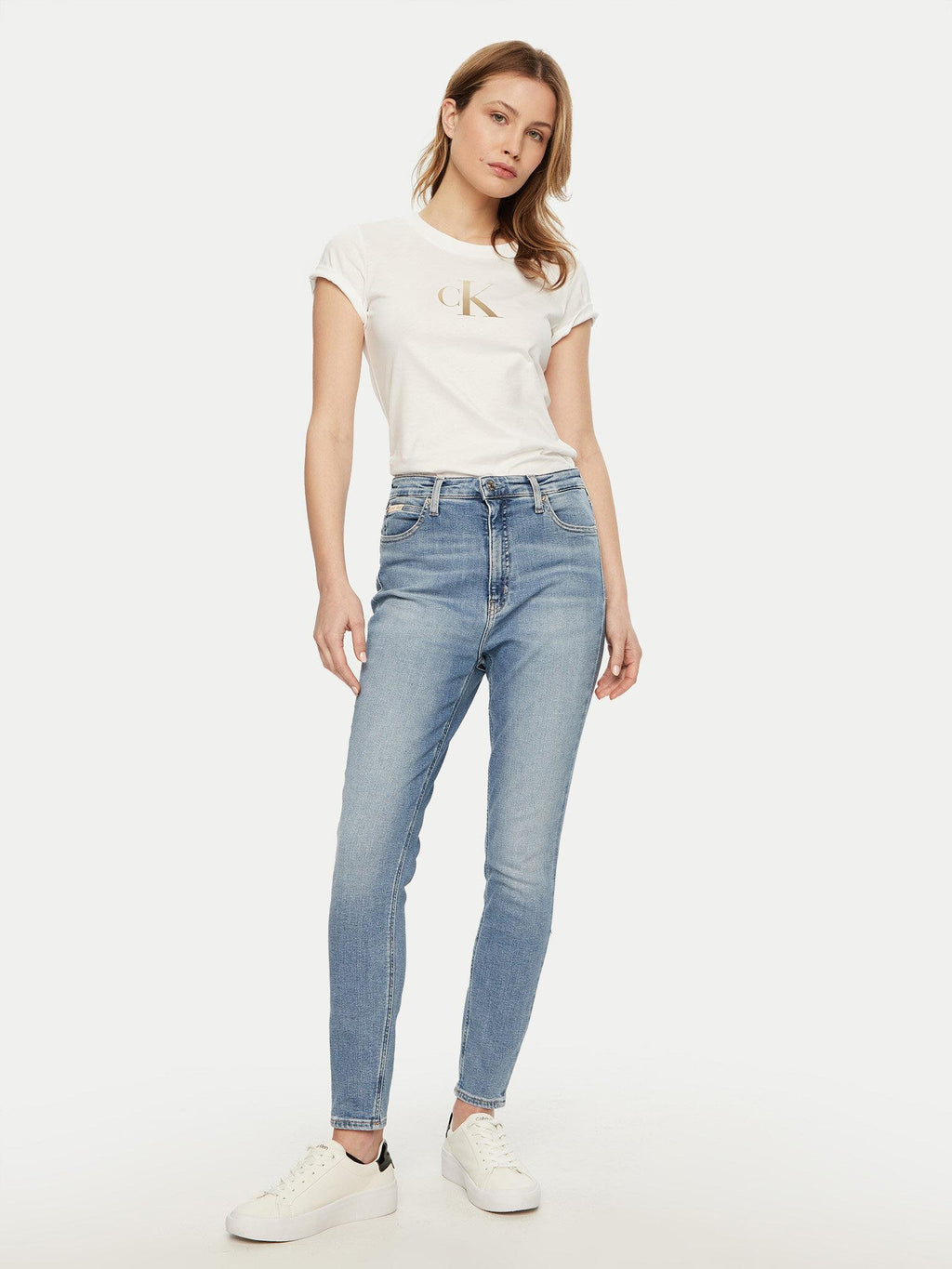 GRADIENT CK SLIM TEE J20J224982/YAF CALVIN KLEIN JEANS