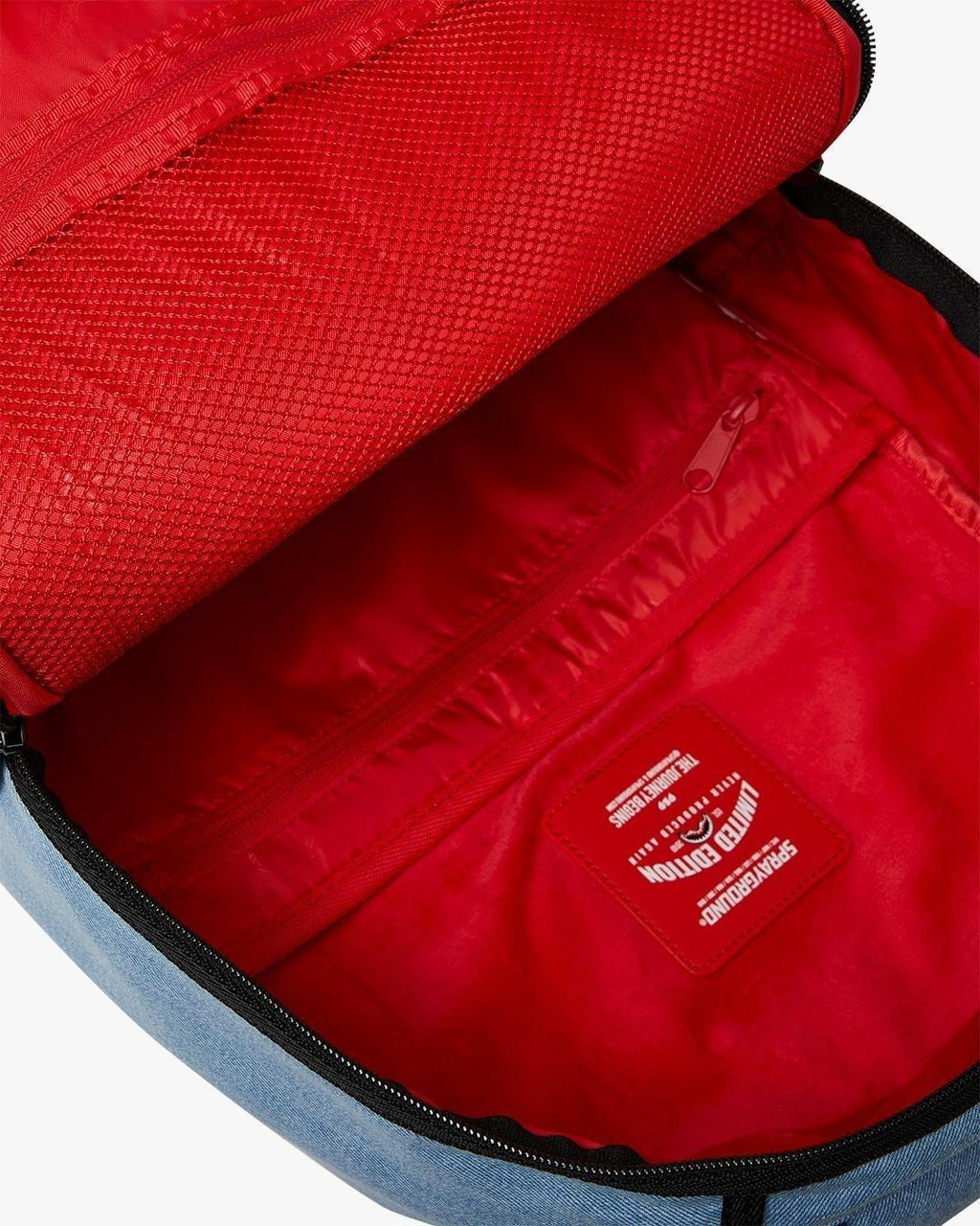 DENIM TEAR 3 AM PATCHES BACKPACK 910B8302NSZDENIM SPRAYGROUND