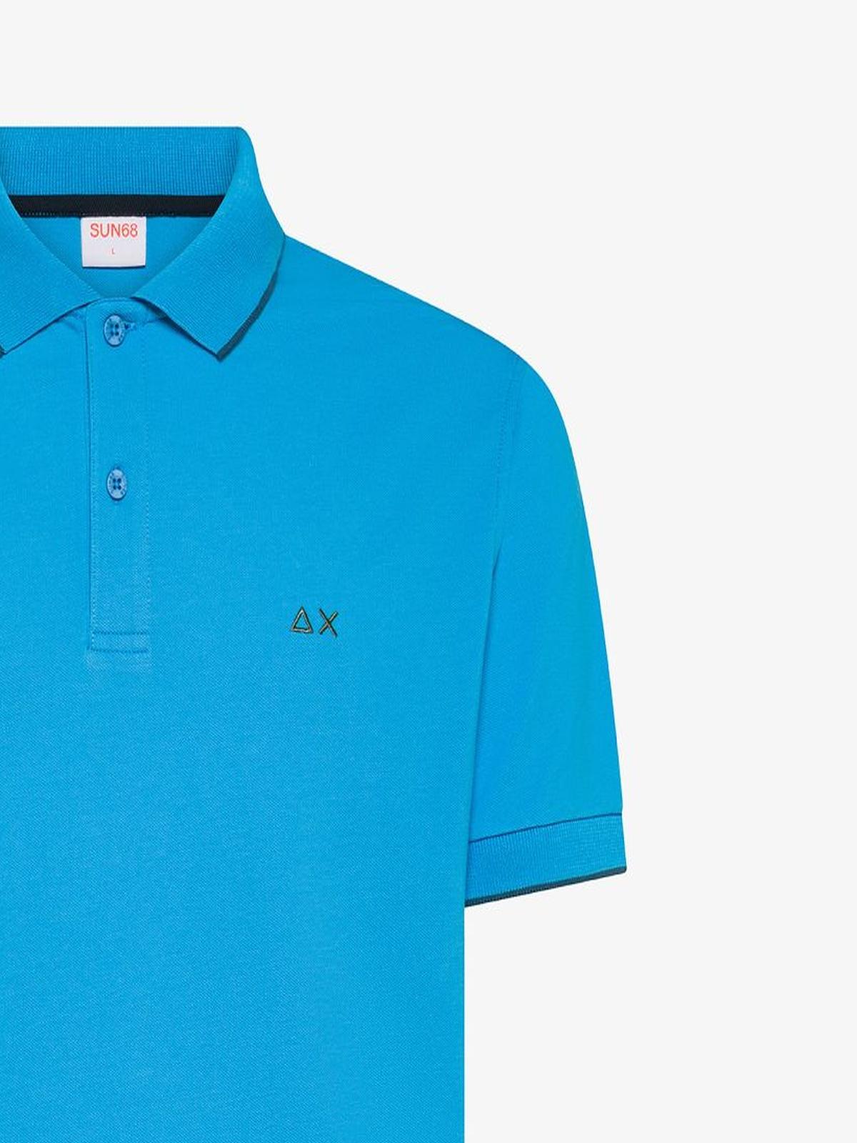 POLO SMALL STRIPE ON COLLAR S/S 