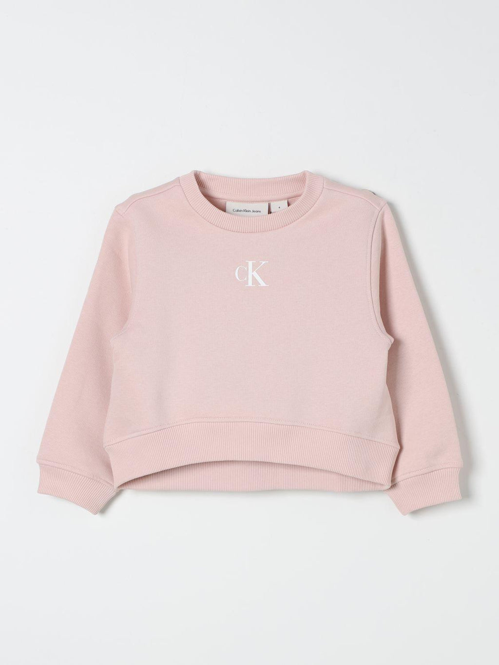 CK LOGO CN FLEECE SWEATSHIRT 